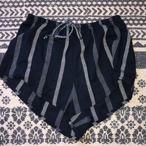 Pacsun/ LA Hearts Blue Striped Flowy Shorts
